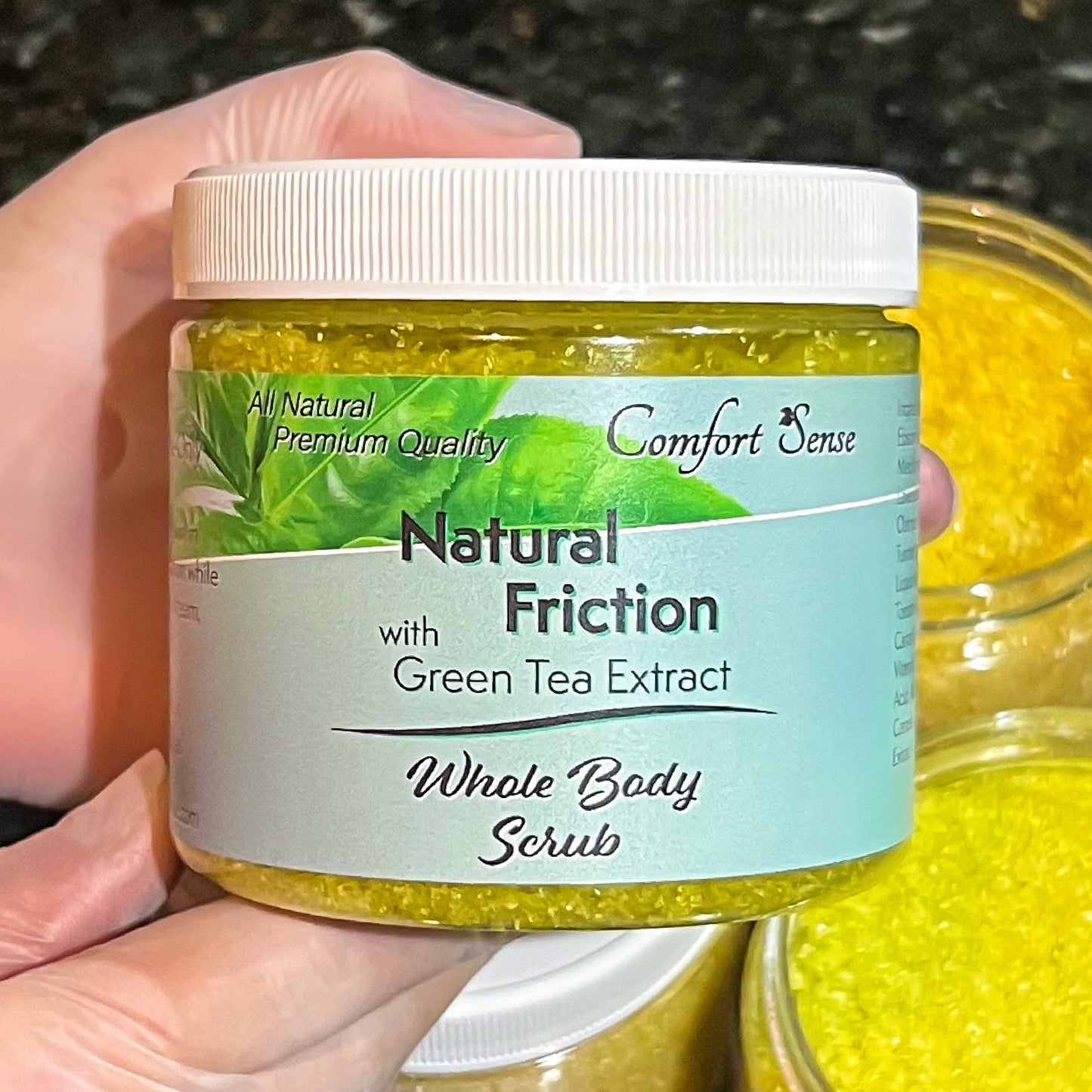 Natural Friction Body Scrub with Green Tea Extract