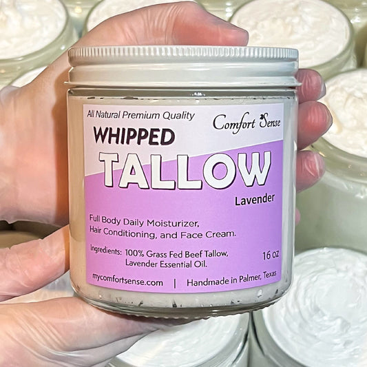 Lavender Whipped Beef Tallow Cream