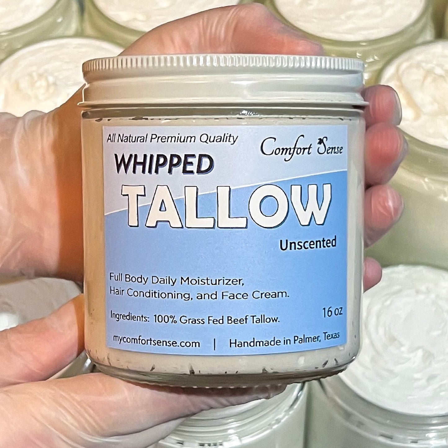 Unscented Whipped Beef Tallow Cream