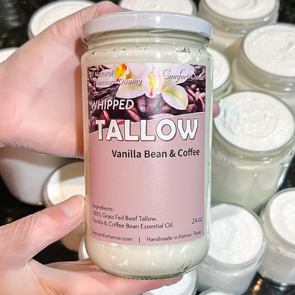 Vanilla Bean Coffee Whipped Beef Tallow Cream