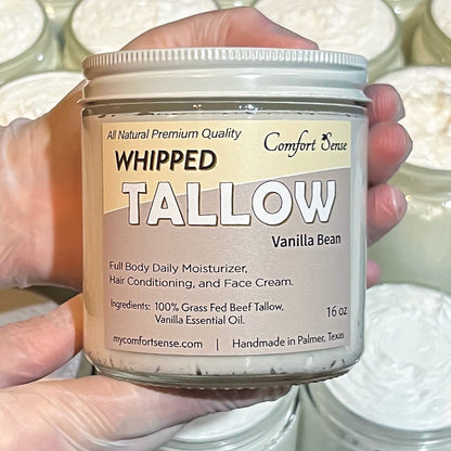 Vanilla Bean Whipped Beef Tallow Cream