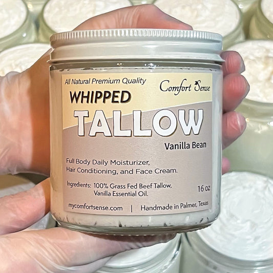 Vanilla Bean Whipped Beef Tallow Cream