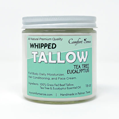 Tea Tree Eucalyptus Whipped Beef Tallow Cream