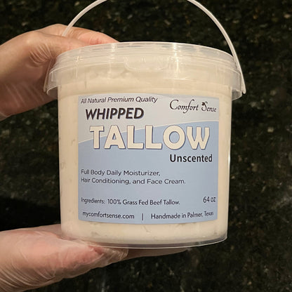 Unscented Whipped Beef Tallow Cream
