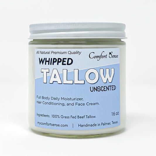 Unscented Whipped Beef Tallow Cream