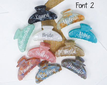 Hair Clips, Personalized, Style 1
